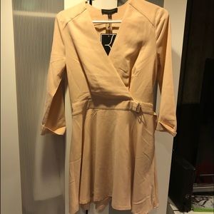 PEACH DANCE & MARVEL WRAP DRESS